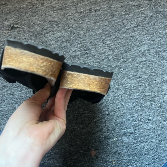 Birkenstock Black Suede Boston Clogs by Betula, size 37 - Picture 6 of 7